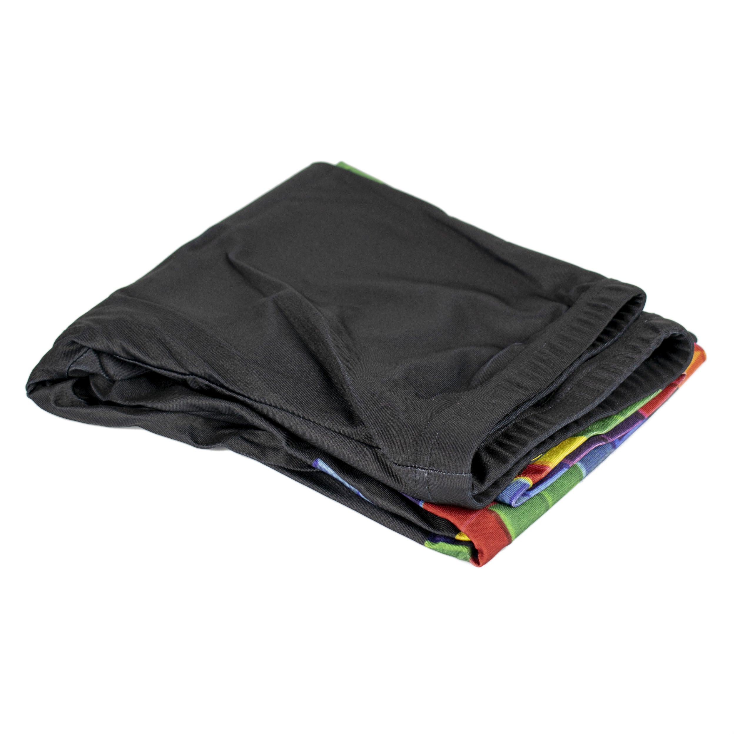 Rubberfashion Leggings Damen Tetris - Sexy Bedruckte Print Leggins Muster Strumpfhose Bunte Glanz Hüft Stretch Hose mit Aufdruck Legging für Frauen